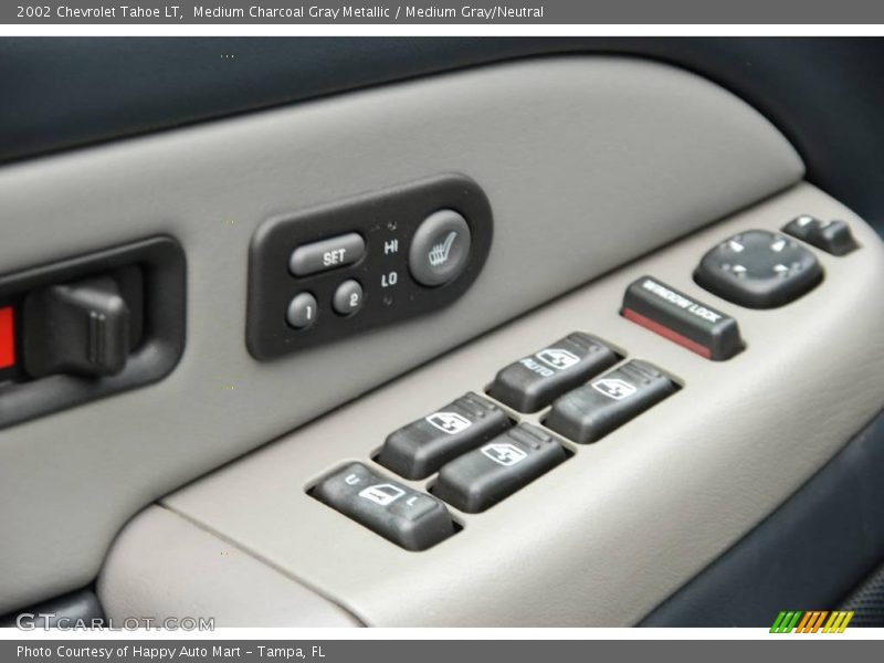 Medium Charcoal Gray Metallic / Medium Gray/Neutral 2002 Chevrolet Tahoe LT