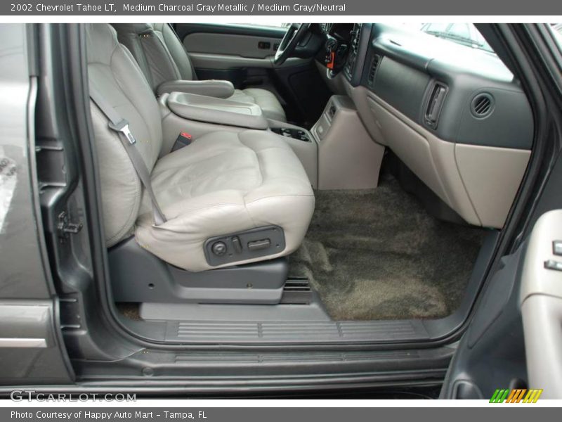 Medium Charcoal Gray Metallic / Medium Gray/Neutral 2002 Chevrolet Tahoe LT
