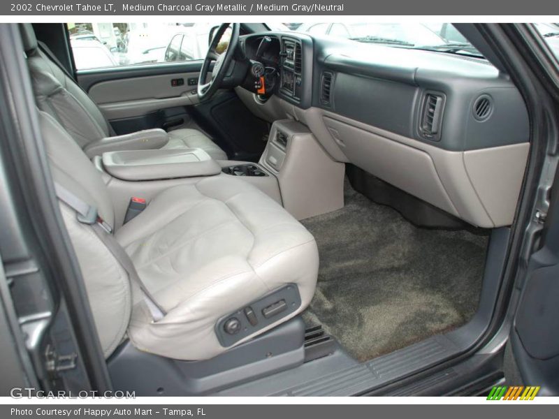 Medium Charcoal Gray Metallic / Medium Gray/Neutral 2002 Chevrolet Tahoe LT