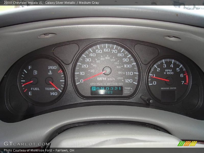 Galaxy Silver Metallic / Medium Gray 2000 Chevrolet Impala LS