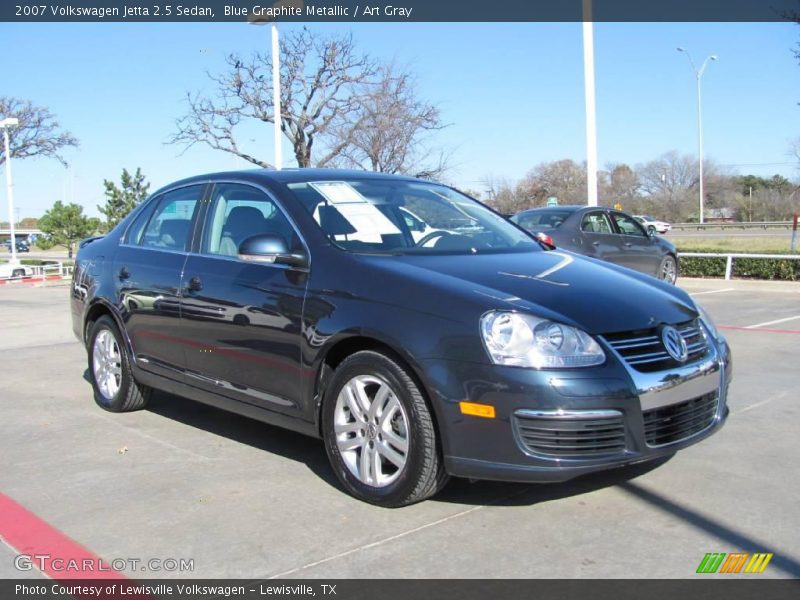 Blue Graphite Metallic / Art Gray 2007 Volkswagen Jetta 2.5 Sedan