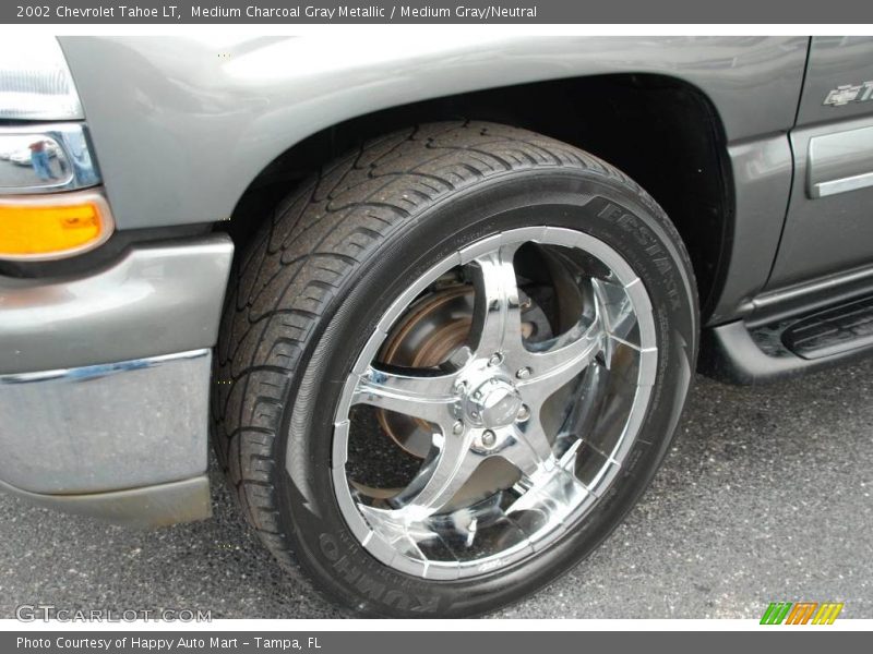 Medium Charcoal Gray Metallic / Medium Gray/Neutral 2002 Chevrolet Tahoe LT