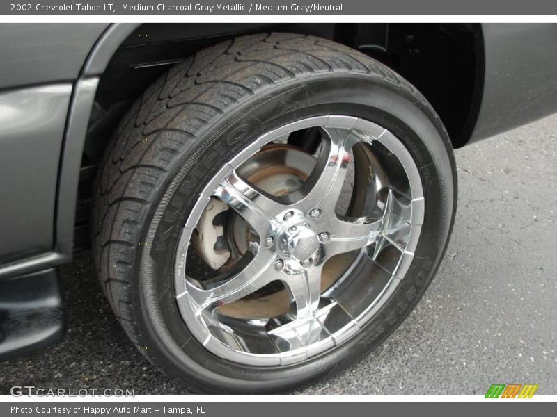 Medium Charcoal Gray Metallic / Medium Gray/Neutral 2002 Chevrolet Tahoe LT