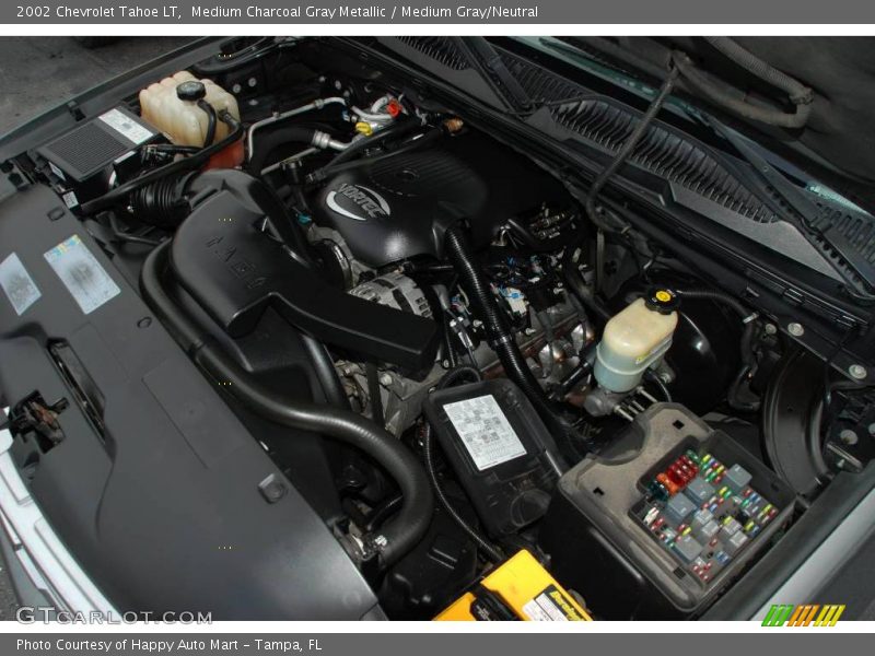 Medium Charcoal Gray Metallic / Medium Gray/Neutral 2002 Chevrolet Tahoe LT