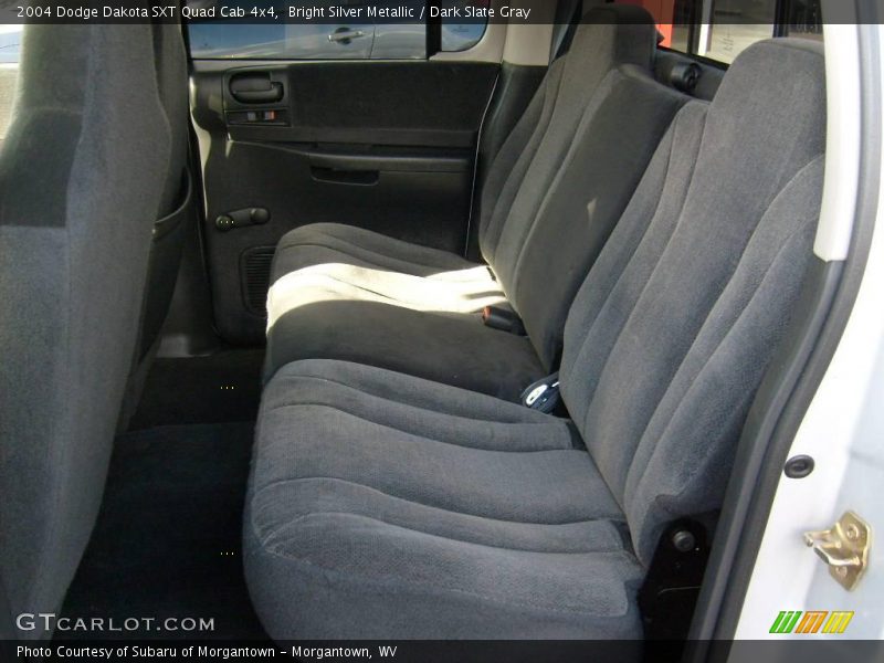 Bright Silver Metallic / Dark Slate Gray 2004 Dodge Dakota SXT Quad Cab 4x4