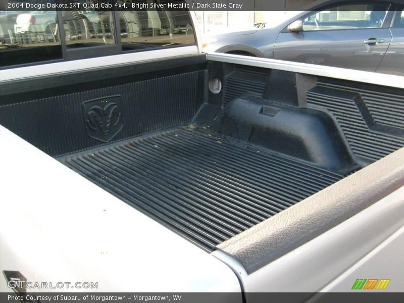 Bright Silver Metallic / Dark Slate Gray 2004 Dodge Dakota SXT Quad Cab 4x4