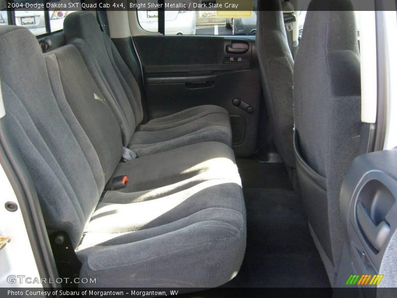 Bright Silver Metallic / Dark Slate Gray 2004 Dodge Dakota SXT Quad Cab 4x4