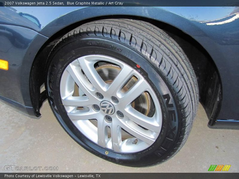 Blue Graphite Metallic / Art Gray 2007 Volkswagen Jetta 2.5 Sedan