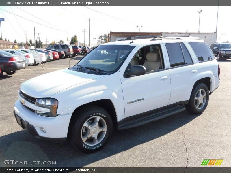Summit White / Light Cashmere 2004 Chevrolet TrailBlazer LT