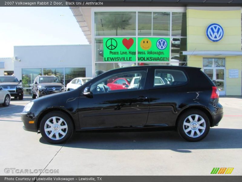 Black Uni / Anthracite 2007 Volkswagen Rabbit 2 Door