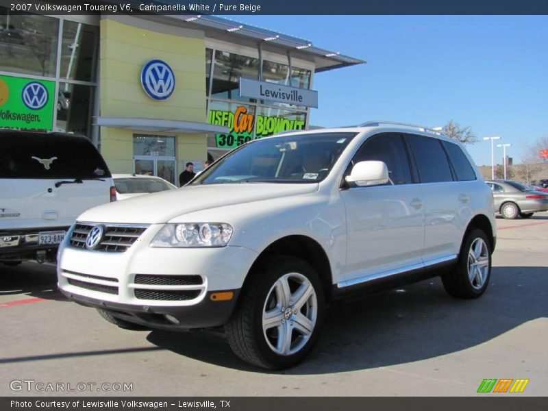 Campanella White / Pure Beige 2007 Volkswagen Touareg V6