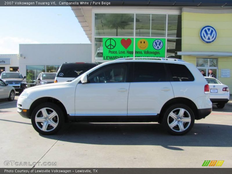 Campanella White / Pure Beige 2007 Volkswagen Touareg V6