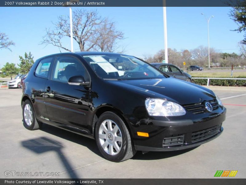 Black Uni / Anthracite 2007 Volkswagen Rabbit 2 Door