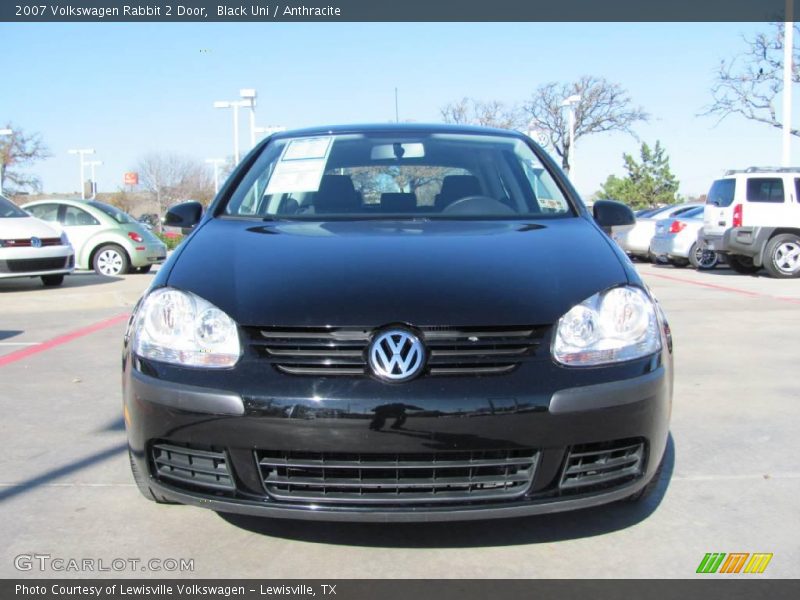 Black Uni / Anthracite 2007 Volkswagen Rabbit 2 Door
