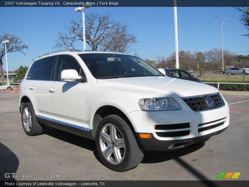 Campanella White / Pure Beige 2007 Volkswagen Touareg V6