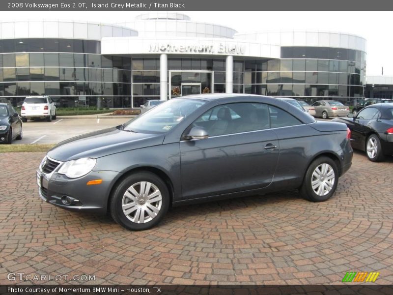 Island Grey Metallic / Titan Black 2008 Volkswagen Eos 2.0T