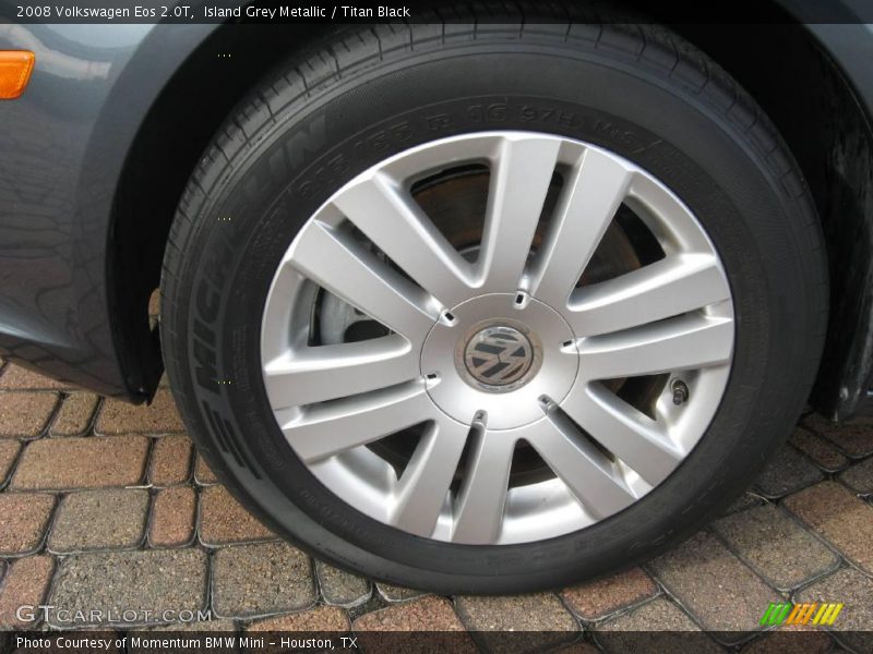 Island Grey Metallic / Titan Black 2008 Volkswagen Eos 2.0T