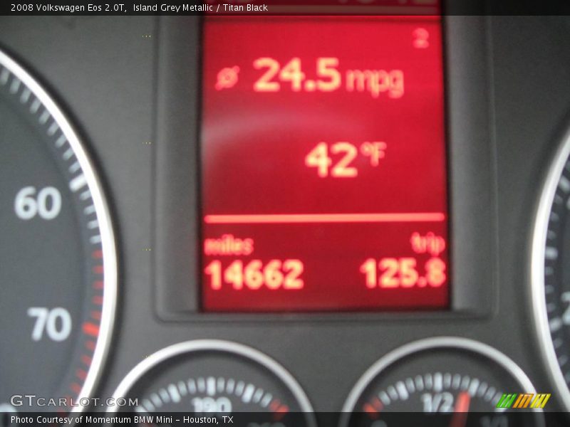 Island Grey Metallic / Titan Black 2008 Volkswagen Eos 2.0T