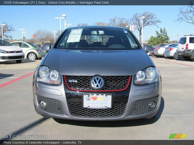 United Grey Metallic / Interlagos Plaid Cloth 2008 Volkswagen GTI 2 Door