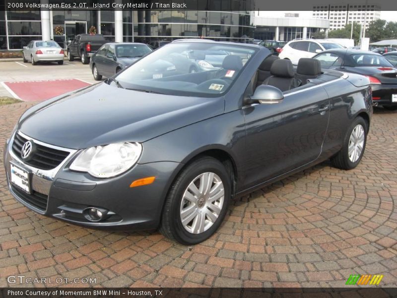 Island Grey Metallic / Titan Black 2008 Volkswagen Eos 2.0T