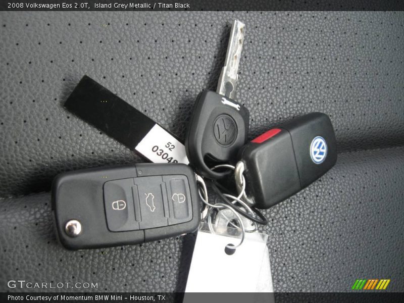 Island Grey Metallic / Titan Black 2008 Volkswagen Eos 2.0T
