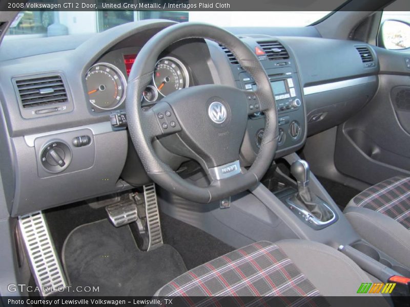 United Grey Metallic / Interlagos Plaid Cloth 2008 Volkswagen GTI 2 Door