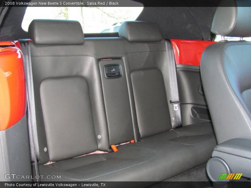 Salsa Red / Black 2008 Volkswagen New Beetle S Convertible