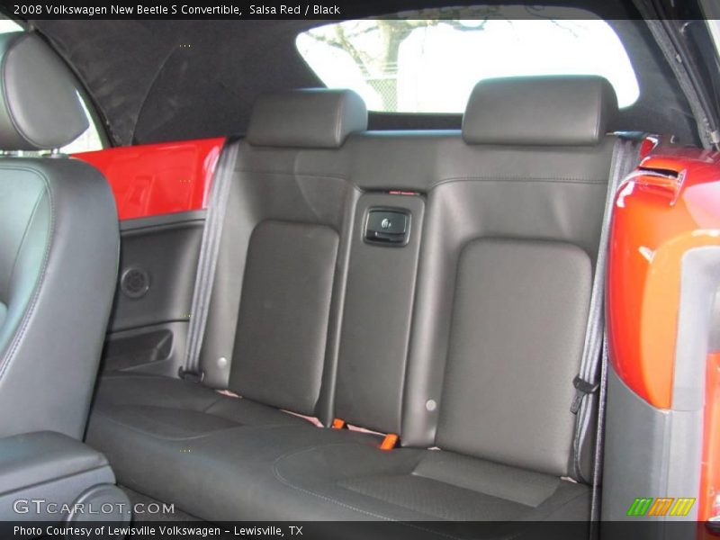 Salsa Red / Black 2008 Volkswagen New Beetle S Convertible
