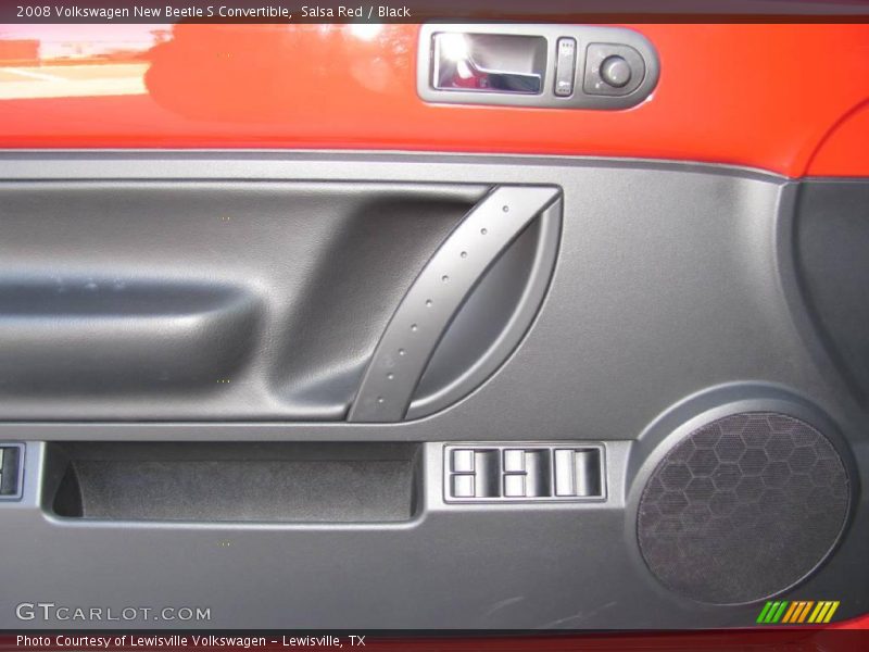 Salsa Red / Black 2008 Volkswagen New Beetle S Convertible