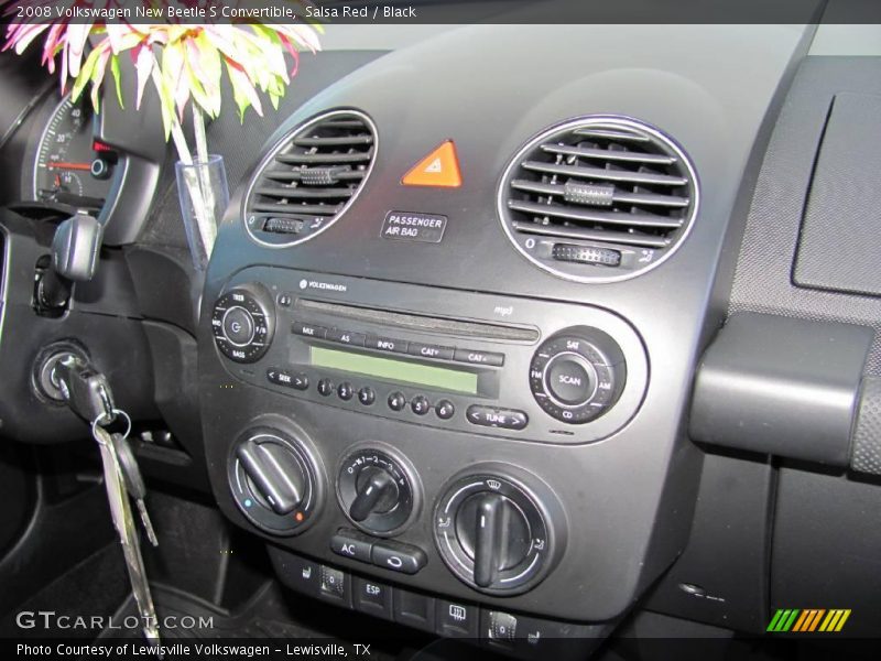 Salsa Red / Black 2008 Volkswagen New Beetle S Convertible