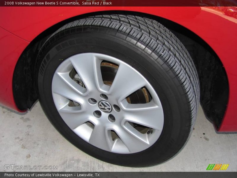 Salsa Red / Black 2008 Volkswagen New Beetle S Convertible