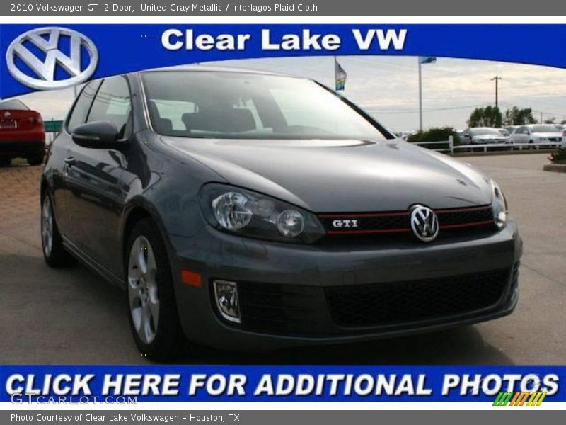 United Gray Metallic / Interlagos Plaid Cloth 2010 Volkswagen GTI 2 Door