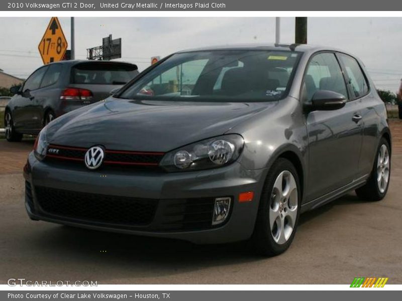 United Gray Metallic / Interlagos Plaid Cloth 2010 Volkswagen GTI 2 Door