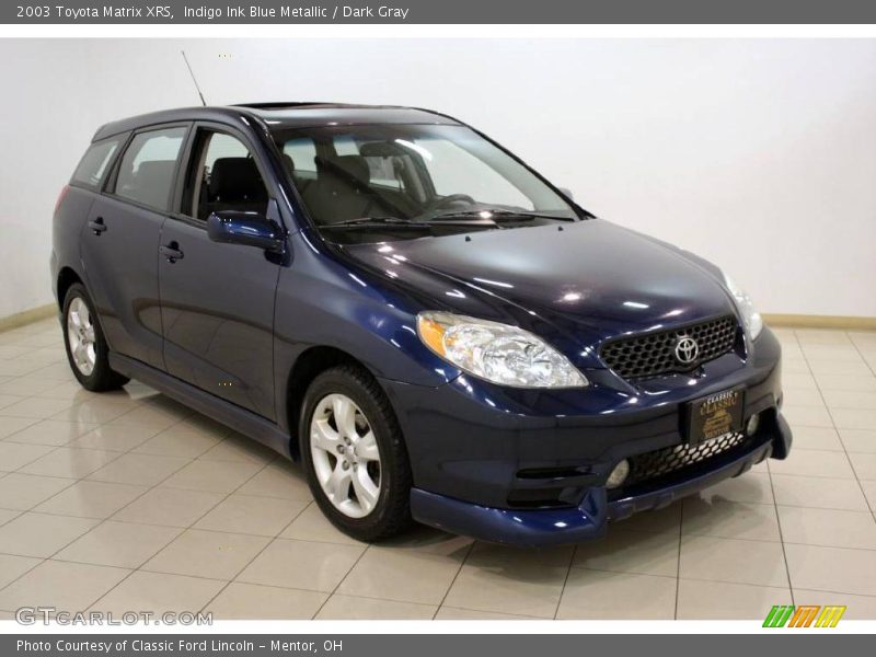 Indigo Ink Blue Metallic / Dark Gray 2003 Toyota Matrix XRS