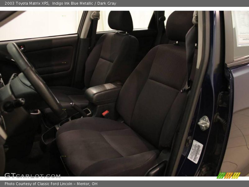 Indigo Ink Blue Metallic / Dark Gray 2003 Toyota Matrix XRS