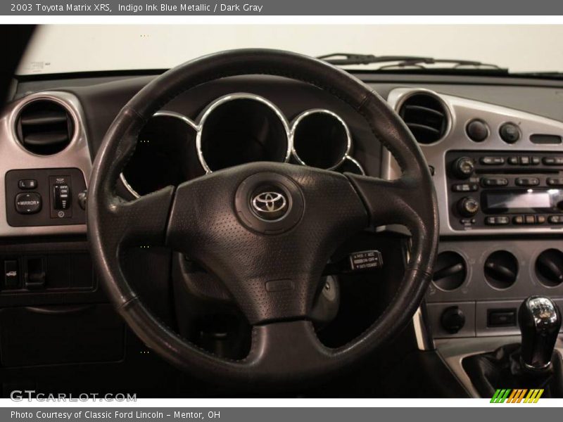 Indigo Ink Blue Metallic / Dark Gray 2003 Toyota Matrix XRS