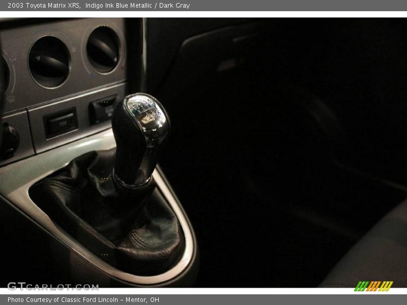 Indigo Ink Blue Metallic / Dark Gray 2003 Toyota Matrix XRS