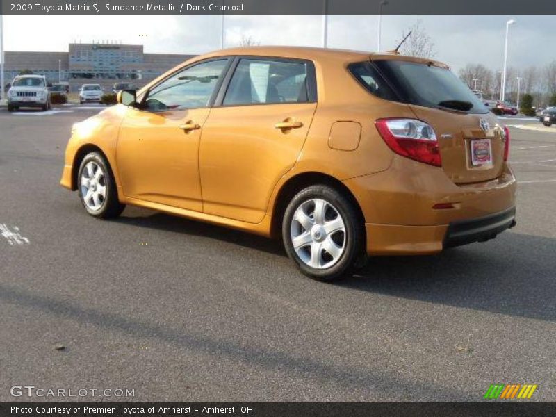 Sundance Metallic / Dark Charcoal 2009 Toyota Matrix S