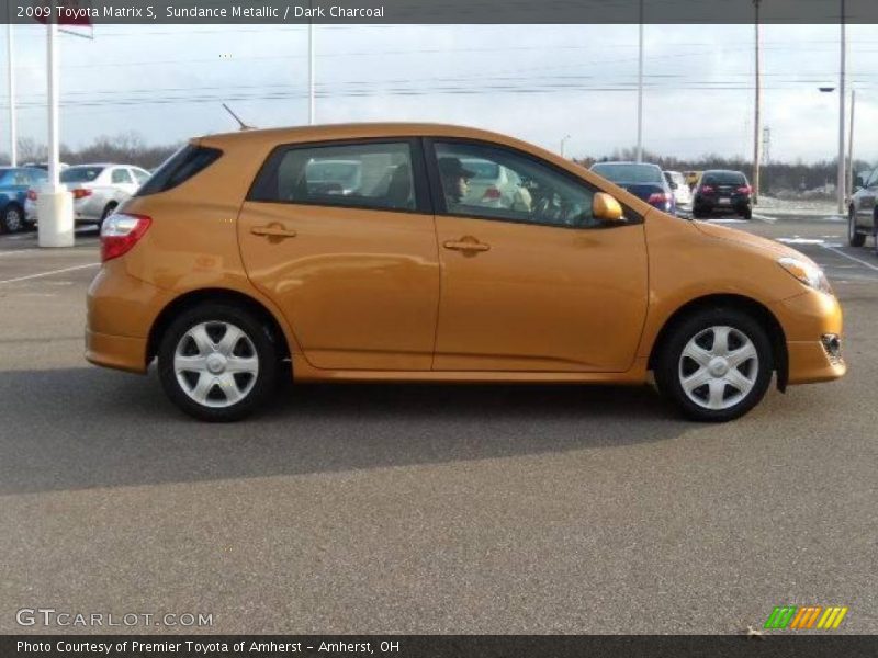 Sundance Metallic / Dark Charcoal 2009 Toyota Matrix S