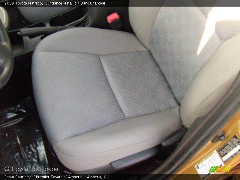 Sundance Metallic / Dark Charcoal 2009 Toyota Matrix S