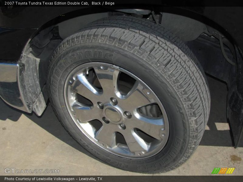Black / Beige 2007 Toyota Tundra Texas Edition Double Cab