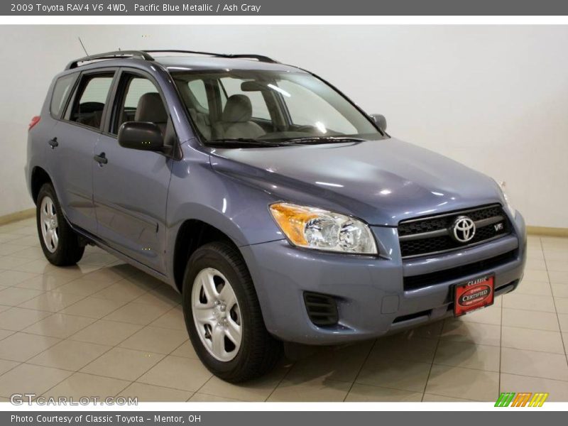 Pacific Blue Metallic / Ash Gray 2009 Toyota RAV4 V6 4WD