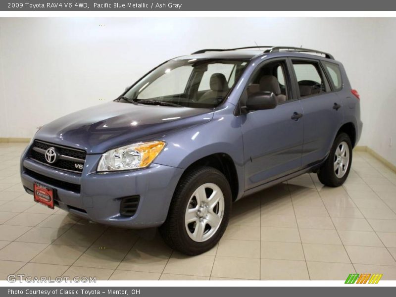 Pacific Blue Metallic / Ash Gray 2009 Toyota RAV4 V6 4WD