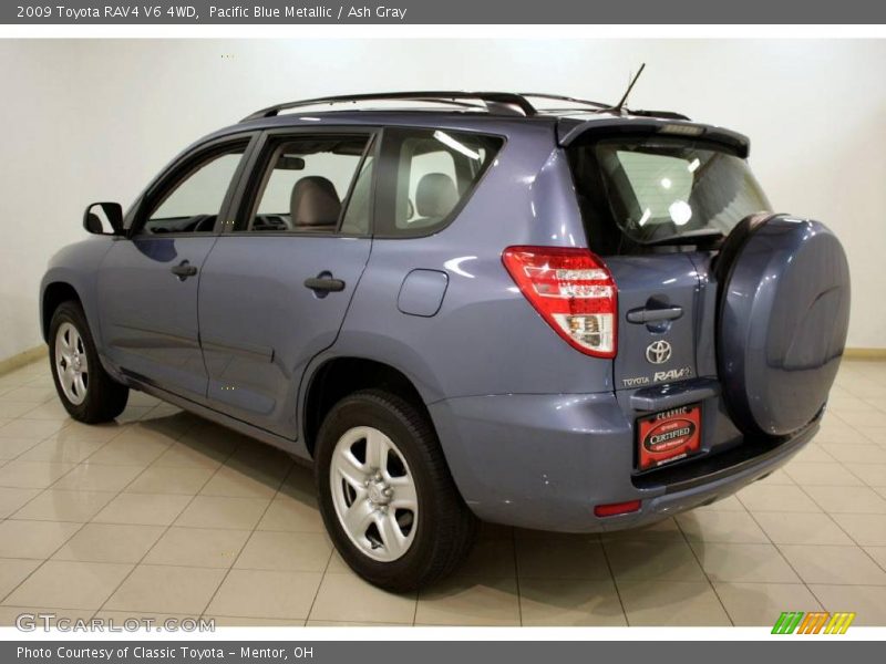 Pacific Blue Metallic / Ash Gray 2009 Toyota RAV4 V6 4WD