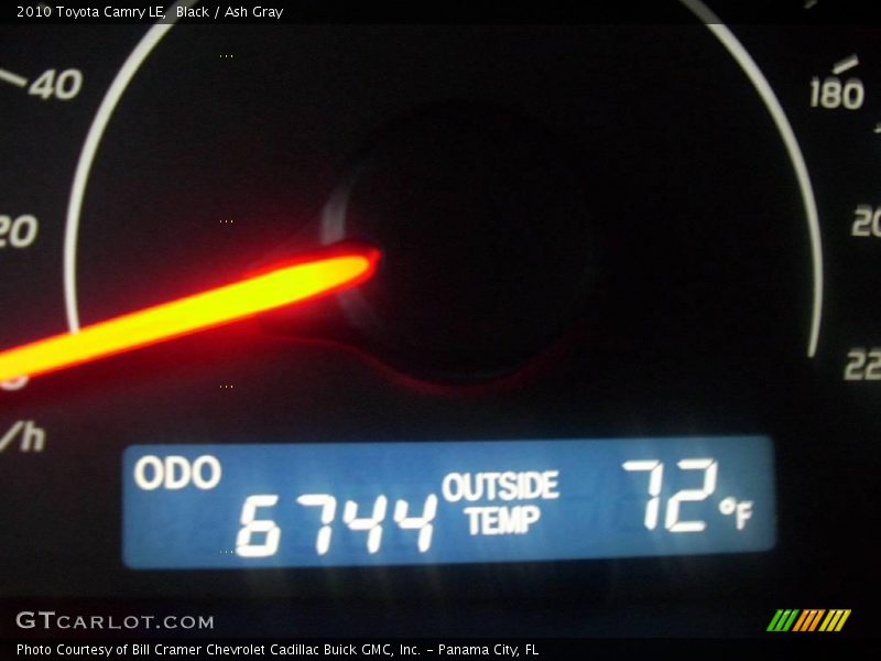 Black / Ash Gray 2010 Toyota Camry LE