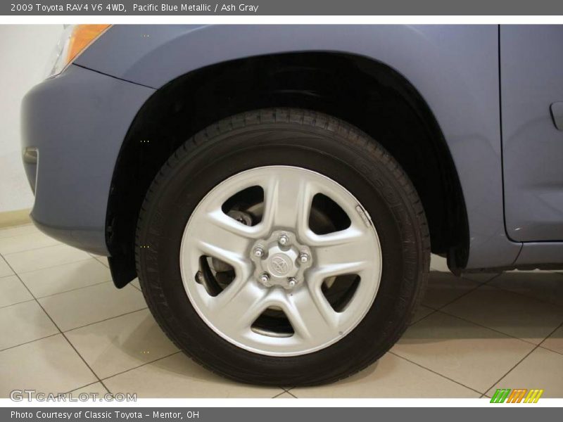 Pacific Blue Metallic / Ash Gray 2009 Toyota RAV4 V6 4WD