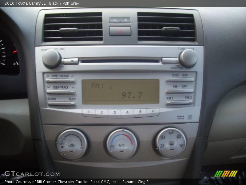 Black / Ash Gray 2010 Toyota Camry LE