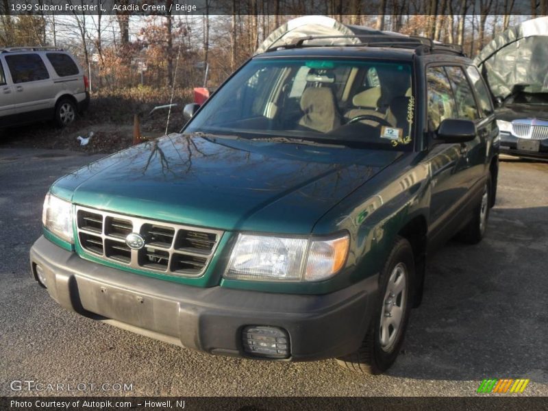 Acadia Green / Beige 1999 Subaru Forester L