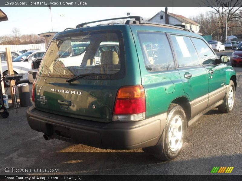 Acadia Green / Beige 1999 Subaru Forester L