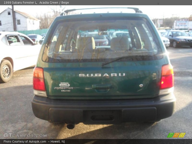 Acadia Green / Beige 1999 Subaru Forester L